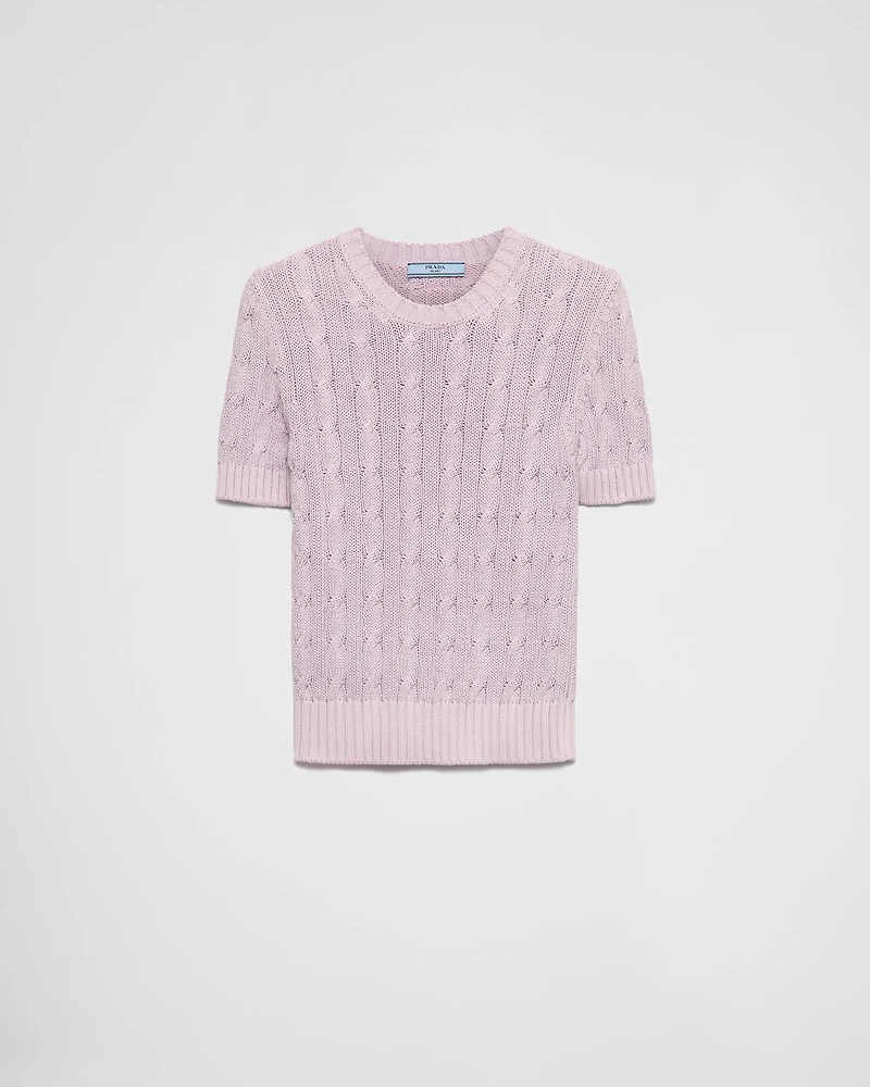 Cotton crew-neck sweater