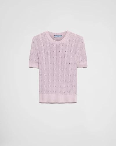 Cotton crew-neck sweater