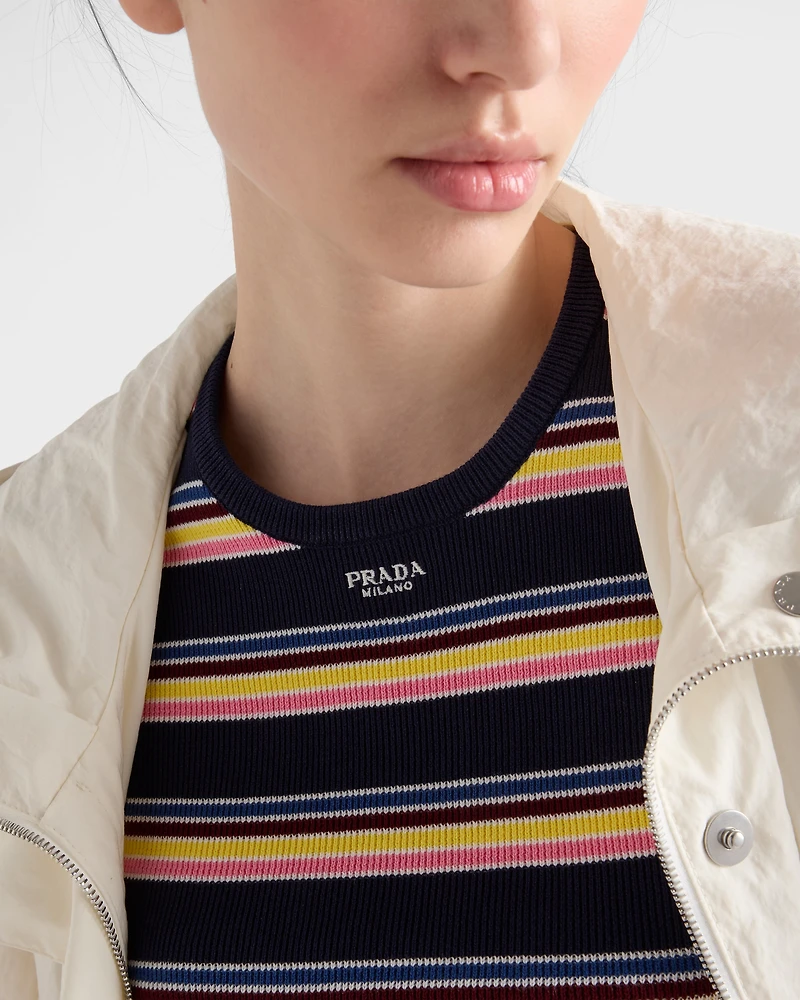 Cotton crew-neck sweater
