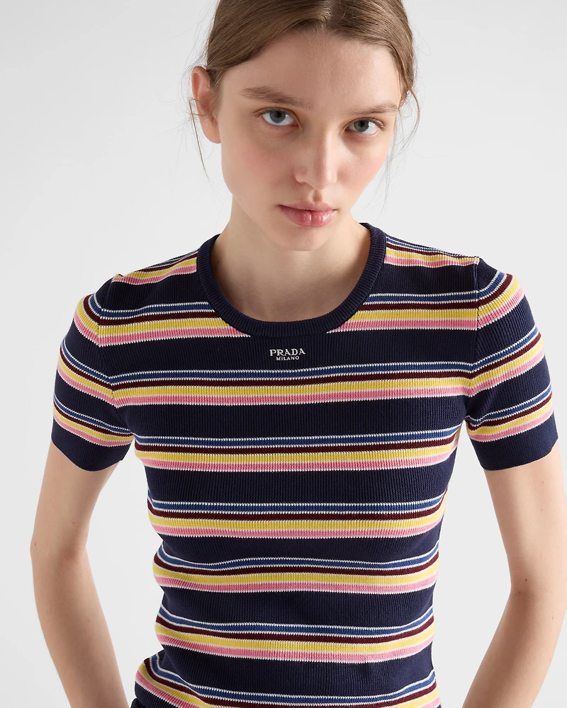 Cotton crew-neck sweater