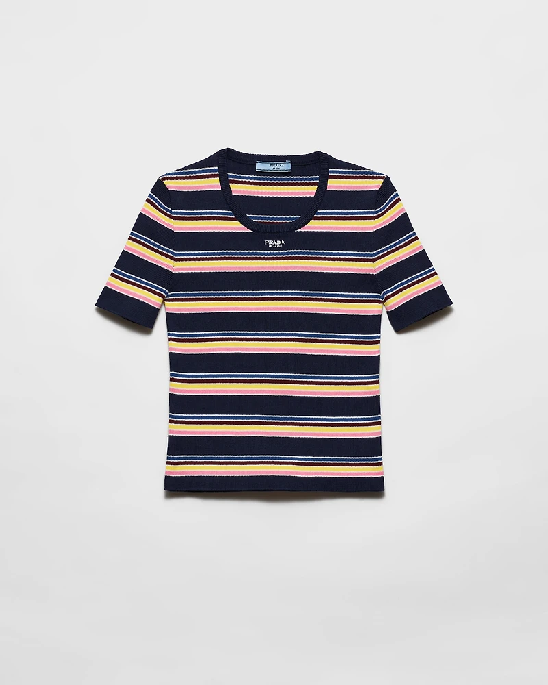 Cotton crew-neck sweater