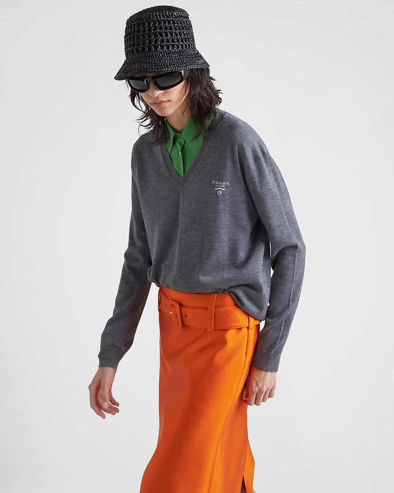 Cashmere V-neck sweater