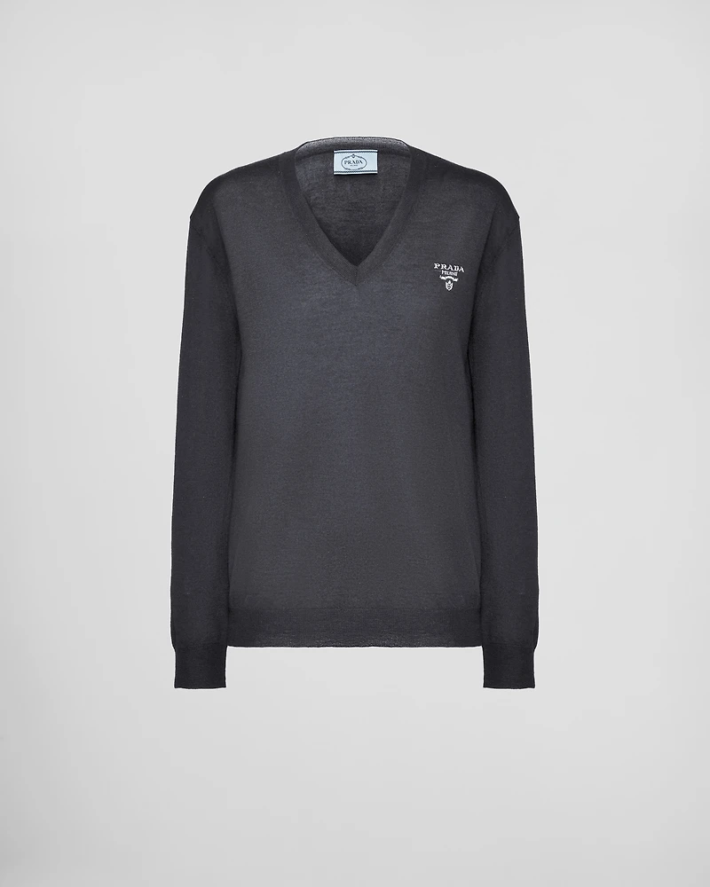 Cashmere V-neck sweater