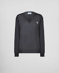 Cashmere V-neck sweater