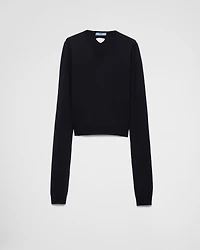 Wool V-neck sweater