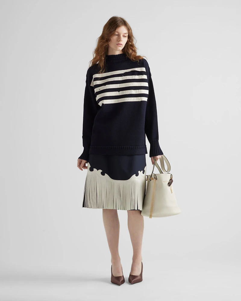 Oversized wool sweater