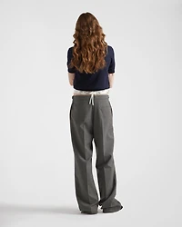 Wool crew-neck sweater