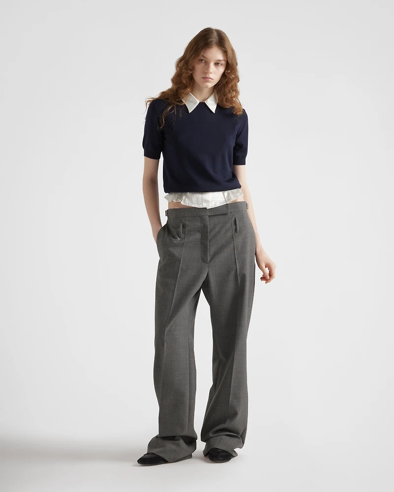 Wool crew-neck sweater