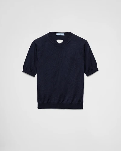 Wool crew-neck sweater