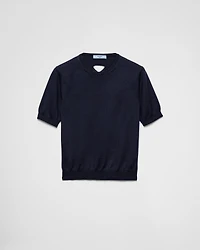 Wool crew-neck sweater