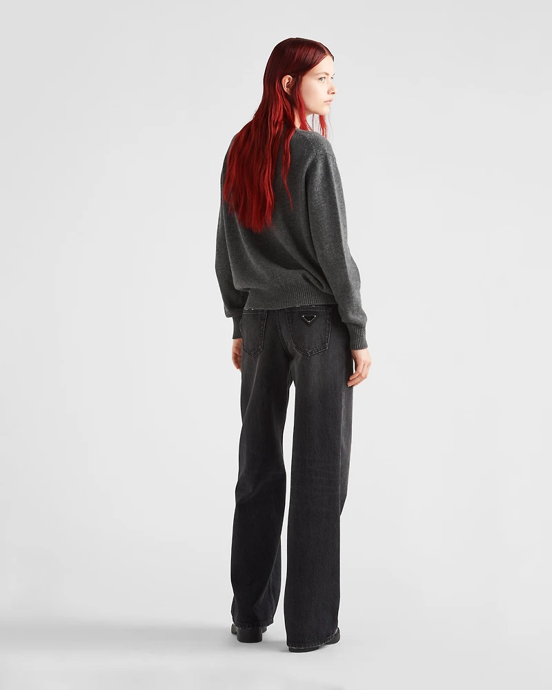 Cashmere crew-neck sweater