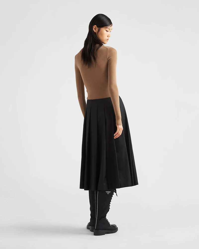 Superfine wool crew-neck sweater