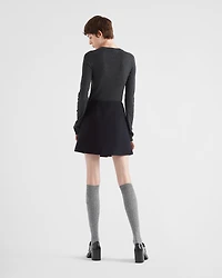 Superfine wool crew-neck sweater