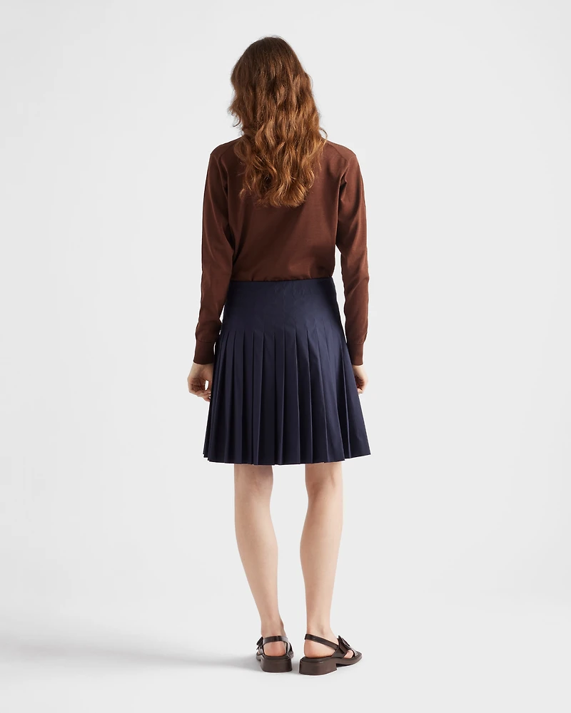 Cotton polo sweater