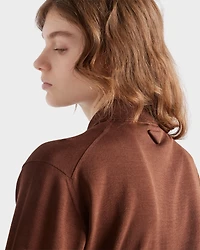 Cotton polo sweater