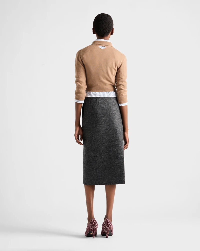 Cashmere polo sweater