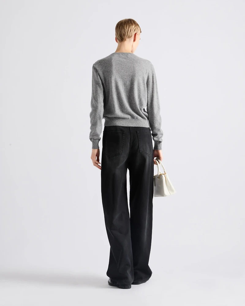 Cashmere and silk sweater