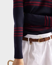 Wool crew-neck sweater
