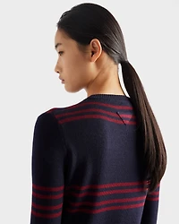 Wool crew-neck sweater