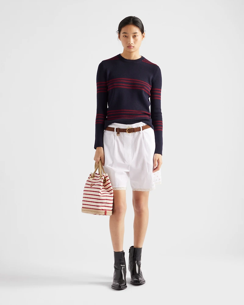 Wool crew-neck sweater