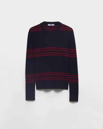 Wool crew-neck sweater