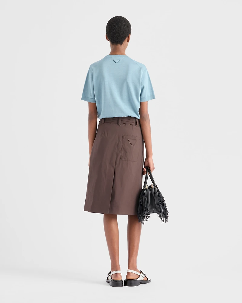 Cotton crew-neck sweater