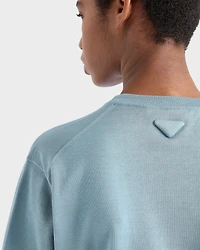Cotton crew-neck sweater