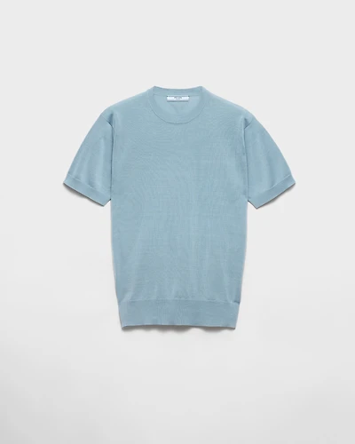Cotton crew-neck sweater
