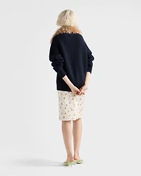Wool and cashmere crew-neck sweater