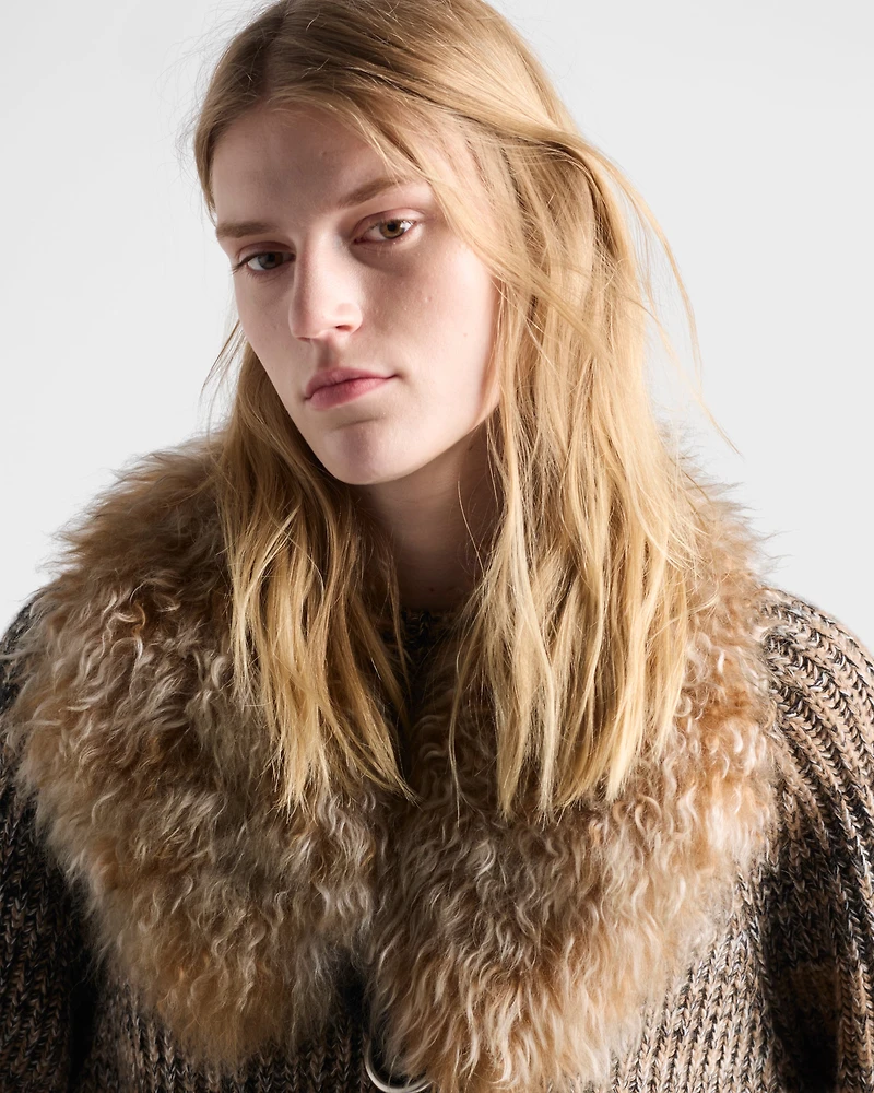 Wool and cashmere crew-neck sweater