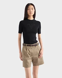 Cotton crew-neck sweater