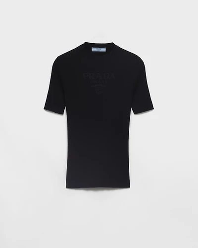 Cotton crew-neck sweater