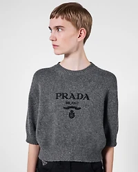 Wool and cashmere crew-neck sweater