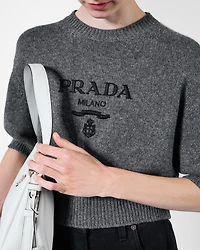 Wool and cashmere crew-neck sweater