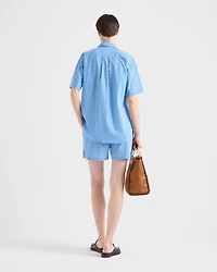 Eyelet lace Bermudas