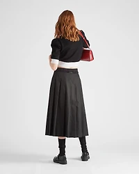 Cropped cotton cardigan