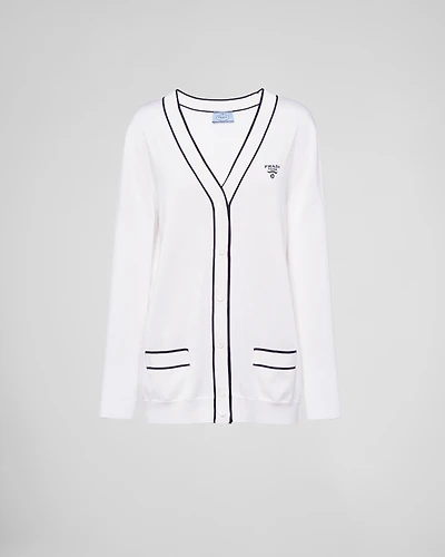 Silk cardigan