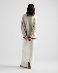Wool and cashmere cardigan