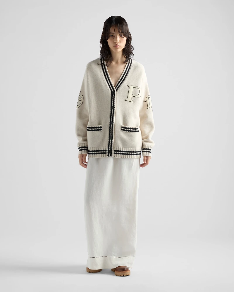 Wool and cashmere cardigan