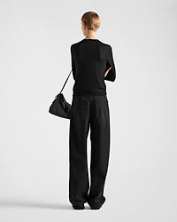 Superfine wool cardigan