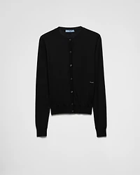 Superfine wool cardigan