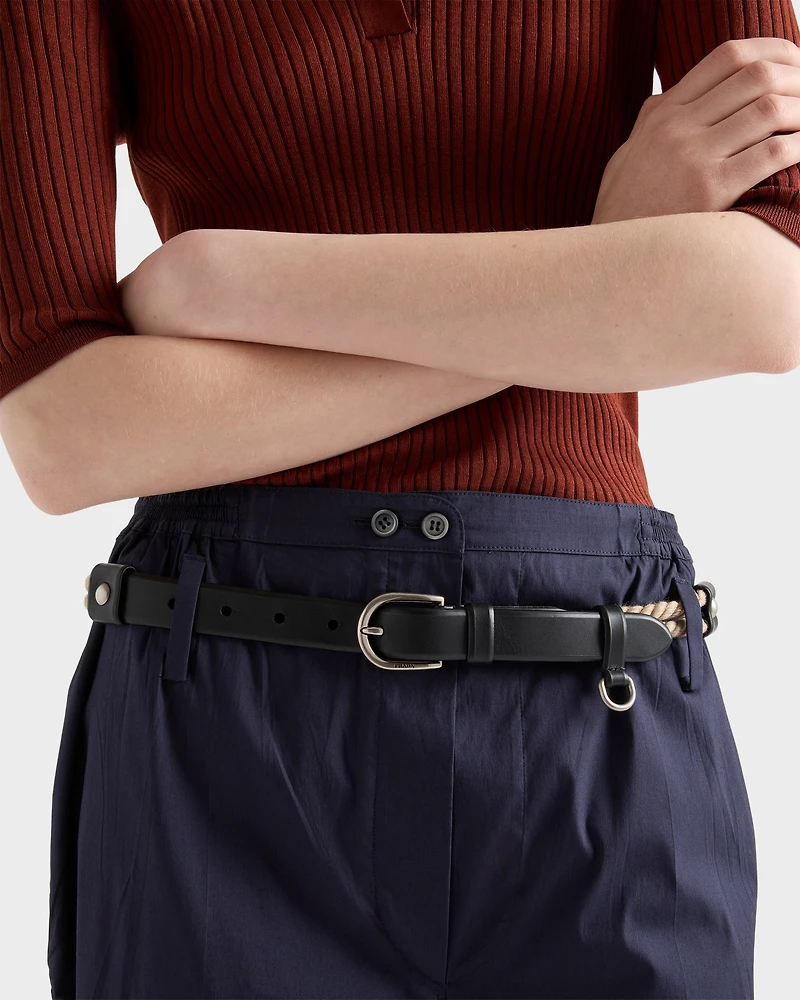 Cotton poplin pants