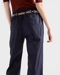 Cotton poplin pants