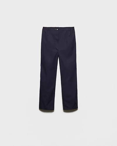 Cotton poplin pants