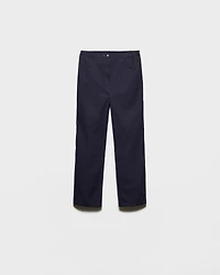 Cotton poplin pants