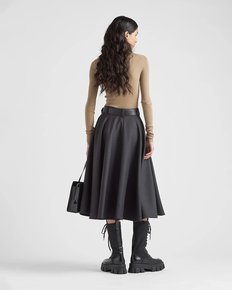 Superfine wool turtleneck sweater