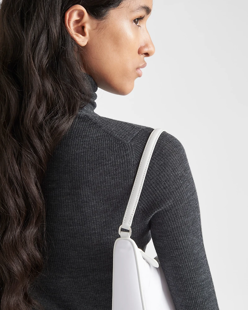 Superfine wool turtleneck sweater