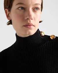 Wool turtleneck sweater