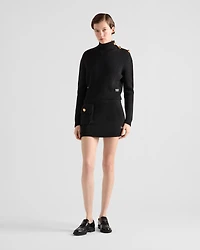 Wool turtleneck sweater