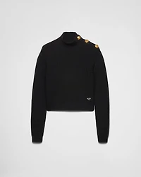 Wool turtleneck sweater